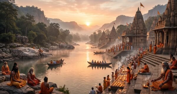 नर्मदा नदी: शिव की पुत्री माँ रेवा का रहस्य और सनातन परंपरा में महत्व