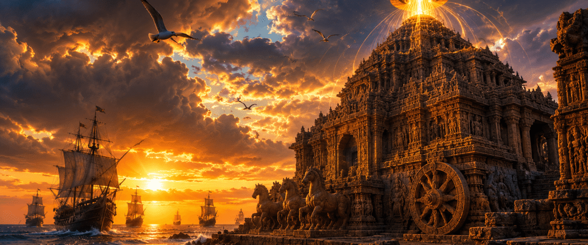 कोणार्क सूर्य मंदिर का रहस्यमय चुंबक – जो जहाज़ों को तबाह करता था