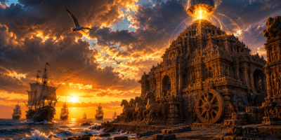 कोणार्क सूर्य मंदिर का रहस्यमय चुंबक – जो जहाज़ों को तबाह करता था