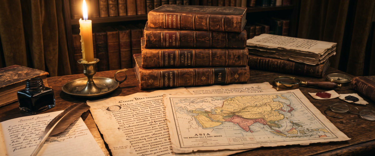 19th-century colonial scholarly manuscripts depicting the originsof the Aryan Invasion Theory